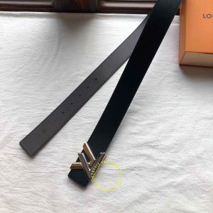 Dây lưng nam cao cấp Louis Vuitton mặt khóa phối màu replica - Ảnh 7
