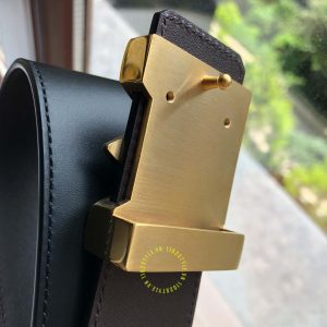 Dây lưng nam cao cấp Louis Vuitton mặt khóa phối màu replica - Ảnh 6