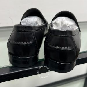 Giày Loafer Hermes nam màu đen kiểu dáng tối giản sang trọng - Hình ảnh 6