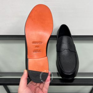 Giày Loafer Hermes nam da sần phiên bản cao cấp nhất - Hình ảnh 9