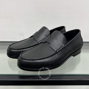 Giày Loafer Hermes nam da sần phiên bản cao cấp nhất - Hình ảnh 2