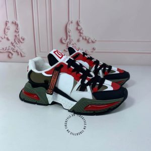 Sneaker Dolce & Gabbana phối màu xanh rêu cao cấp Luxury - Hình ảnh 3