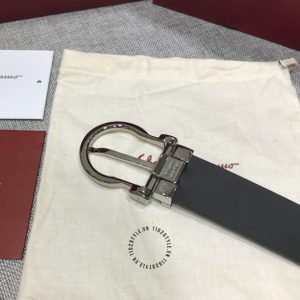 Dây nịt nam Salvatore Ferragamo da thật hàng hiệu Luxury - Ảnh 6