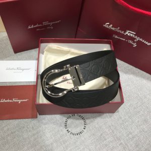 Dây nịt nam Salvatore Ferragamo da thật hàng hiệu Luxury - Ảnh 3