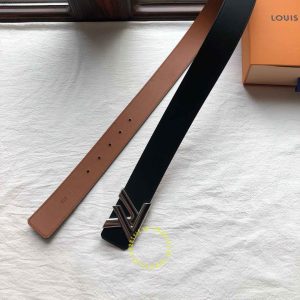 Dây nịt nam hàng hiệu Louis Vuitton mặt khóa màu ghi sang trọng - Ảnh 7