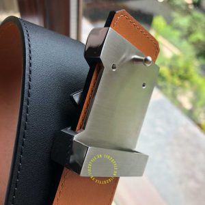Dây nịt nam hàng hiệu Louis Vuitton mặt khóa màu ghi sang trọng - Ảnh 6