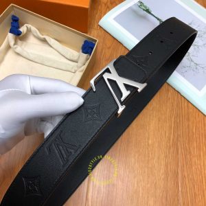 Dây thắt lưng nam Louis Vuitton dây da xịn họa tiết Monogram - Ảnh 5