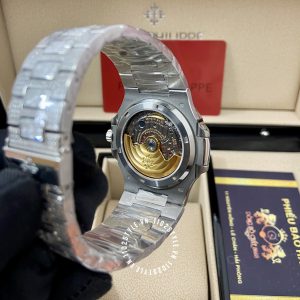 Đồng hồ Patek Philippe Nautilus 5719/10G-010 Full Diamond Replica 1:1 - Ảnh 7