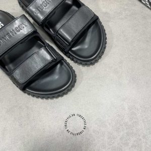 Dép quai ngang Givenchy nam quai logo nổi hàng hiệu Luxury - Hình ảnh 3