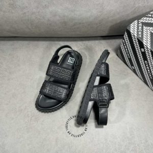 Dép sandal Givenchy nam màu đen cao cấp hàng hiệu Luxury - Hình ảnh 7