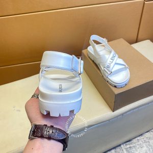 Dép sandal unisex Balenciaga màu trắng cao cấp - Hình ảnh 8