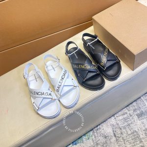 Dép sandal unisex Balenciaga màu đen cao cấp hàng hiệu - Hình ảnh 9