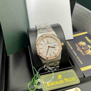 Đồng hồ Audemars Piguet 1 1 nữ Royal Oak 67651SR.ZZ.1261SR.01 - Ảnh 3