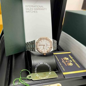 Đồng hồ Audemars Piguet 1 1 nữ Royal Oak 67651SR.ZZ.1261SR.01 - Ảnh 6