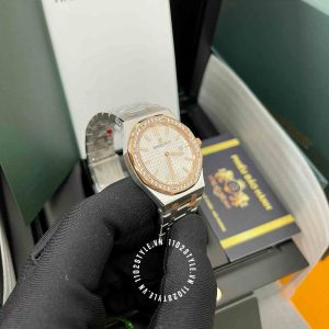 Đồng hồ Audemars Piguet 1 1 nữ Royal Oak 67651SR.ZZ.1261SR.01 - Ảnh 12