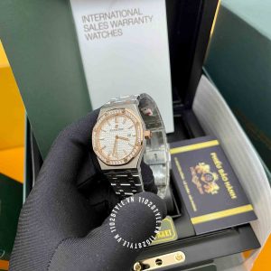 Đồng hồ Audemars Piguet 1 1 nữ Royal Oak 67651SR.ZZ.1261SR.01 - Ảnh 11