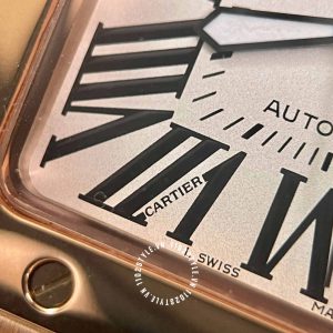 Đồng hồ Cartier Fake cao cấp Santos 100 Rose Gold W20108Y1 - Hình ảnh 9