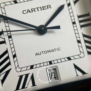 Đồng hồ Cartier Fake Santos Silvered Opaline Dial WSSA0018 - Hình ảnh 11
