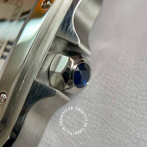Đồng hồ Cartier Fake Santos Silvered Opaline Dial WSSA0018 - Hình ảnh 10