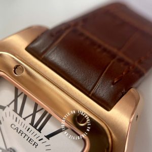 Đồng hồ Cartier Fake cao cấp Santos 100 Rose Gold W20108Y1 - Hình ảnh 17