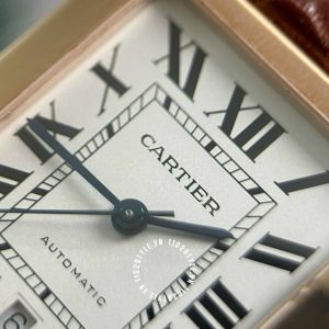 Đồng hồ Cartier Fake Tank Solo W5200026 Alligator Rose Gold - Hình ảnh 15