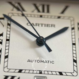 Đồng hồ Cartier Fake Santos Silvered Opaline Dial WSSA0018 - Hình ảnh 12