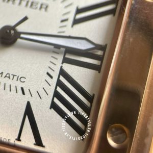 Đồng hồ nữ Cartier Santos WGSA0012 Midsize Rose Gold - Ảnh 10