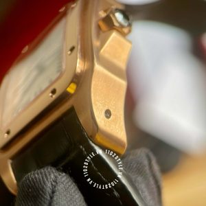 Đồng hồ nữ Cartier Santos WGSA0012 Midsize Rose Gold - Ảnh 15