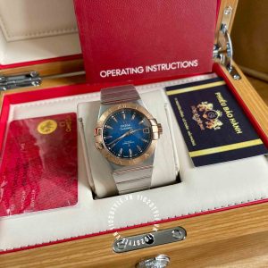 Đồng hồ Omega Constellation 12320382103001 Blue Dial - Ảnh 2