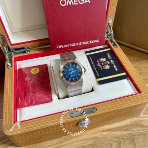 Đồng hồ Omega Constellation 12320382103001 Blue Dial - Ảnh 6