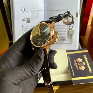 Đồng hồ Panerai Luminor Due PAM908 Rose Gold Black Dial - Ảnh 10
