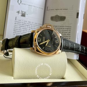 Đồng hồ Panerai Luminor Due PAM908 Rose Gold Black Dial - Ảnh 8
