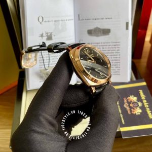 Đồng hồ Panerai Luminor Due PAM908 Rose Gold Black Dial - Ảnh 12