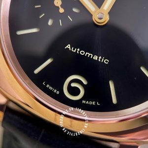 Đồng hồ Panerai Luminor Due PAM908 Rose Gold Black Dial - Ảnh 14
