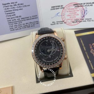 Đồng hồ Patek Philippe 1:1 Sky Moon Chế Tác Độ Kim Moissanite Baguette - Hình ảnh 2
