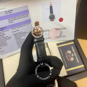 Đồng hồ Patek Philippe 1:1 Sky Moon Chế Tác Độ Kim Moissanite Baguette - Hình ảnh 8