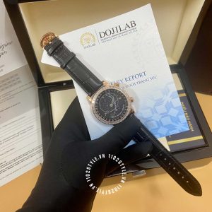 Đồng hồ Patek Philippe 1:1 Sky Moon Chế Tác Độ Kim Moissanite Baguette - Hình ảnh 4