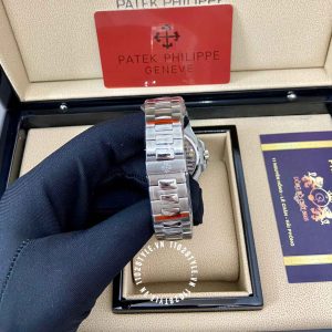 Đồng hồ Patek Philippe Super Fake 5712 Moon Phase Blue Dial - Ảnh 7