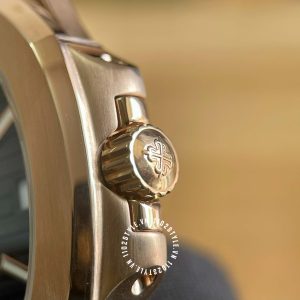Đồng hồ Patek Philippe 1:1 Nautilus 5711R Rose Gold Leather Strap - Hình ảnh 14