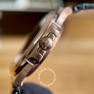 Đồng hồ Patek Philippe 1:1 Nautilus 5711R Rose Gold Leather Strap - Hình ảnh 15
