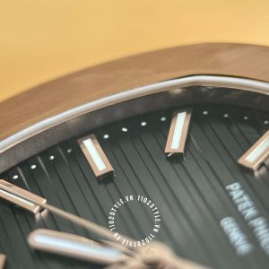Đồng hồ Patek Philippe 1:1 Nautilus 5711R Rose Gold Leather Strap - Hình ảnh 9