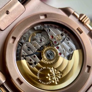 Đồng hồ Patek Philippe 1:1 Nautilus 5711R Rose Gold Leather Strap - Hình ảnh 23