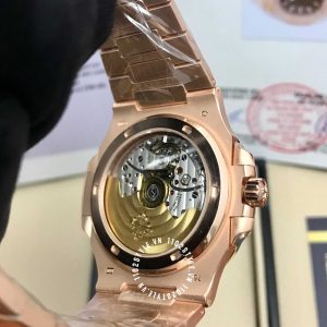 Đồng hồ Patek Philippe Nautilus chế tác kim cương Bọc Vàng 18K 75% - Hình ảnh 13
