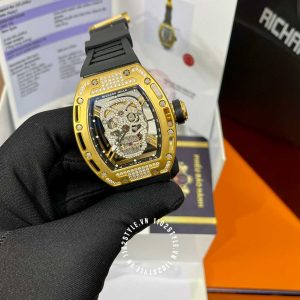 Đồng hồ Richard Mille Fake loại 1:1 giá tốt RM052 chế tác kim cương - Hình ảnh 10
