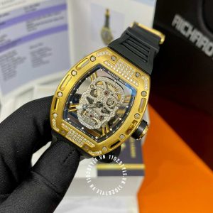 Đồng hồ Richard Mille Fake loại 1:1 giá tốt RM052 chế tác kim cương - Hình ảnh 9