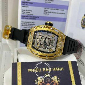 Đồng hồ Richard Mille Fake loại 1:1 giá tốt RM052 chế tác kim cương - Hình ảnh 11