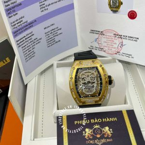 Đồng hồ Richard Mille Fake loại 1:1 giá tốt RM052 chế tác kim cương - Hình ảnh 5