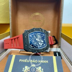 Đồng hồ Richard Mille giá tốt RM35-02 Carbon Red Strap - Hình ảnh 7