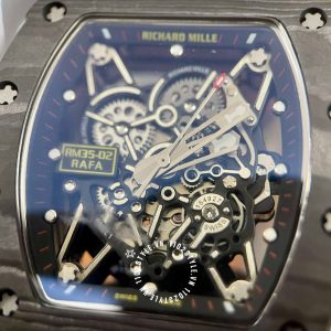 Đồng hồ Richard Mille giá tốt RM35-02 Carbon Red Strap - Hình ảnh 16