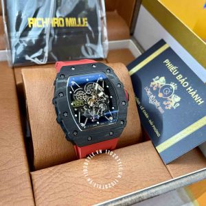 Đồng hồ Richard Mille giá tốt RM35-02 Carbon Red Strap - Hình ảnh 4